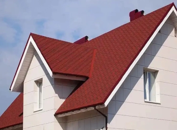 ТЕХНОНИКОЛЬ SHINGLAS Финская черепица цвет Красный коллекция Аккорд